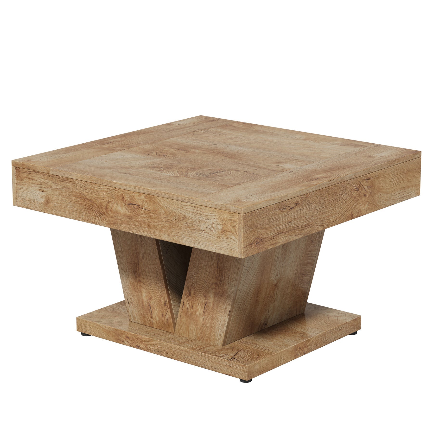 Kwadratowy stolik kawowy 80 cm – centralny stolik do salonu