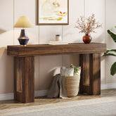Stolik konsolowy 160 cm w stylu farmhouse – stolik za sofę do przedpokoju i salonu 3