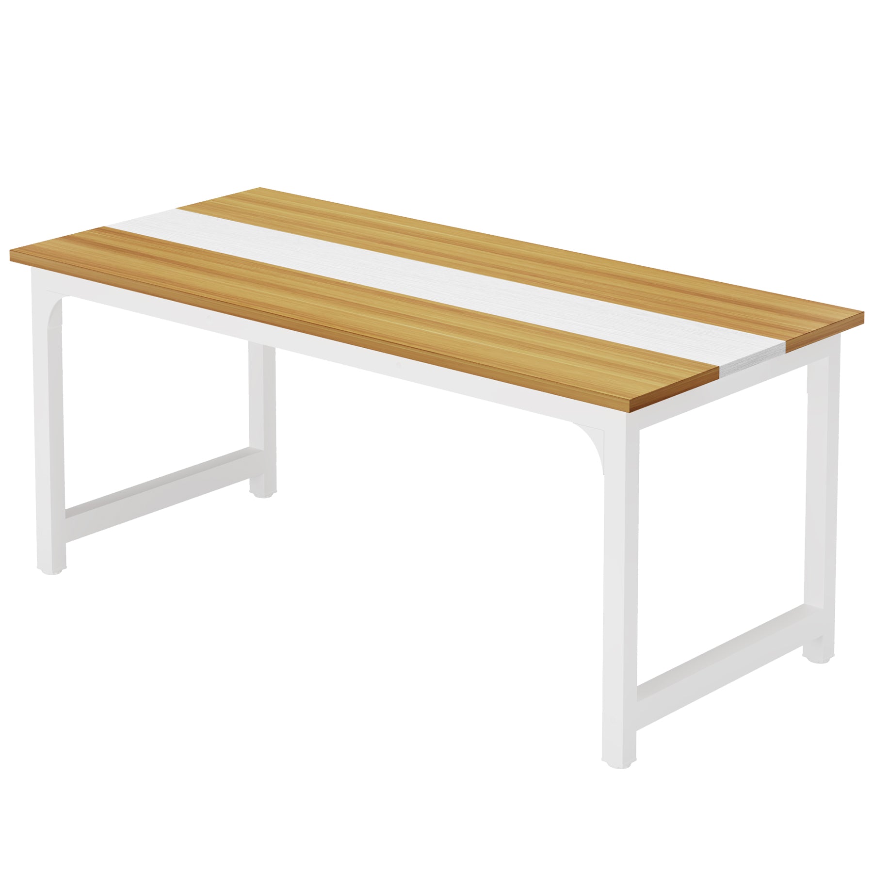 Proste biurko komputerowe 160 x 80 cm – biurko do nauki do domowego biura
