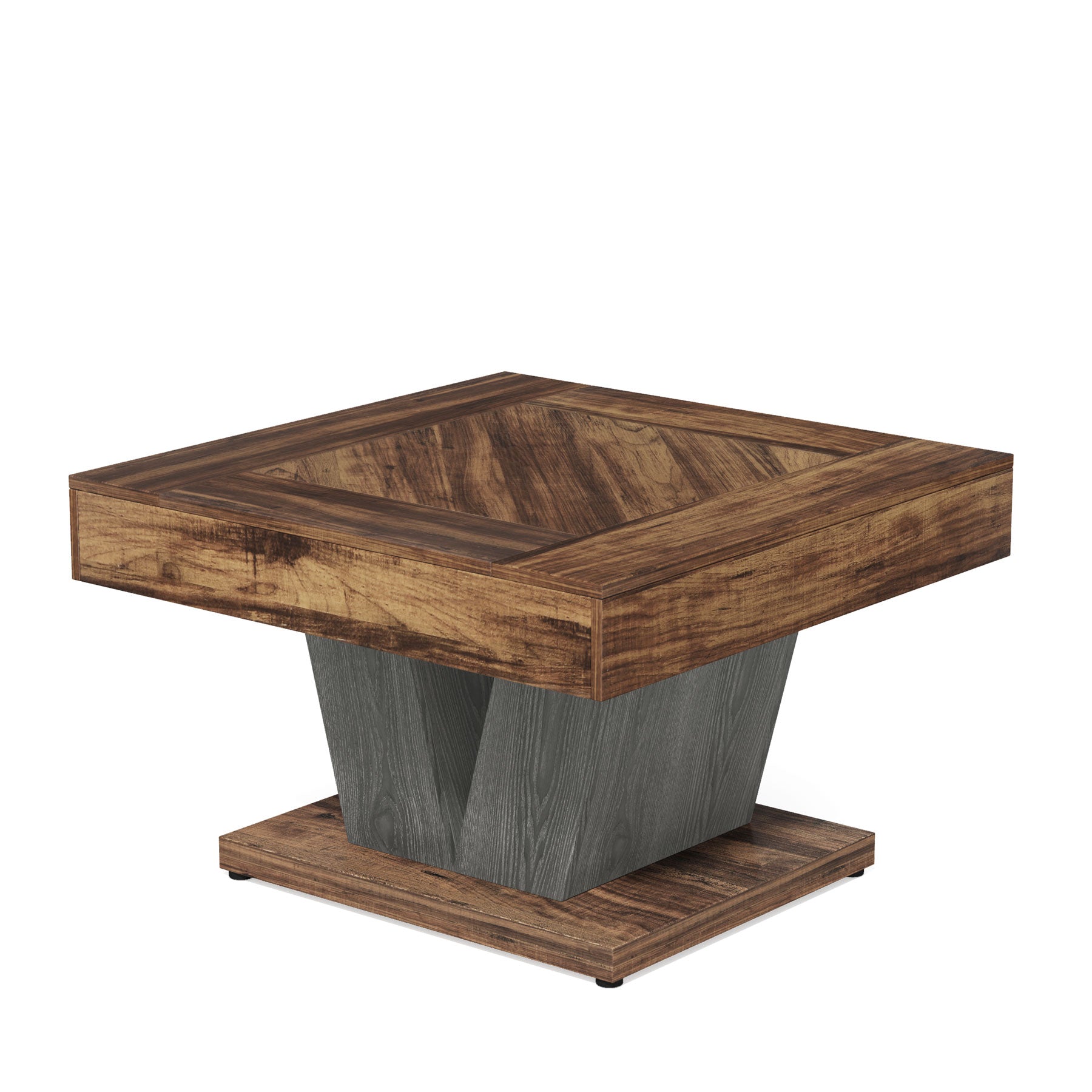 Kwadratowy stolik kawowy 80 cm – centralny stolik do salonu