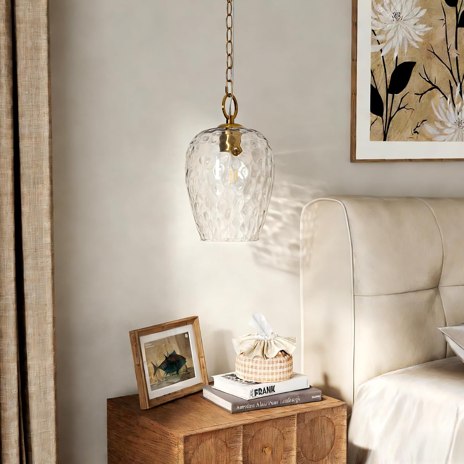 Wisząca lampa sufitowa, regulowana wysokość – 152 cm średnicy, 22 cm wysokości
