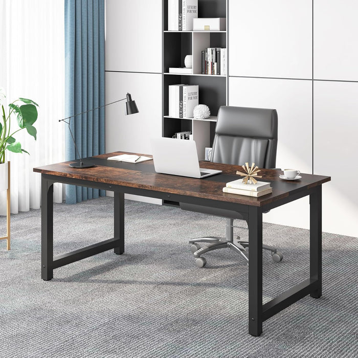 Proste biurko komputerowe 160 x 80 cm – biurko do nauki do domowego biura