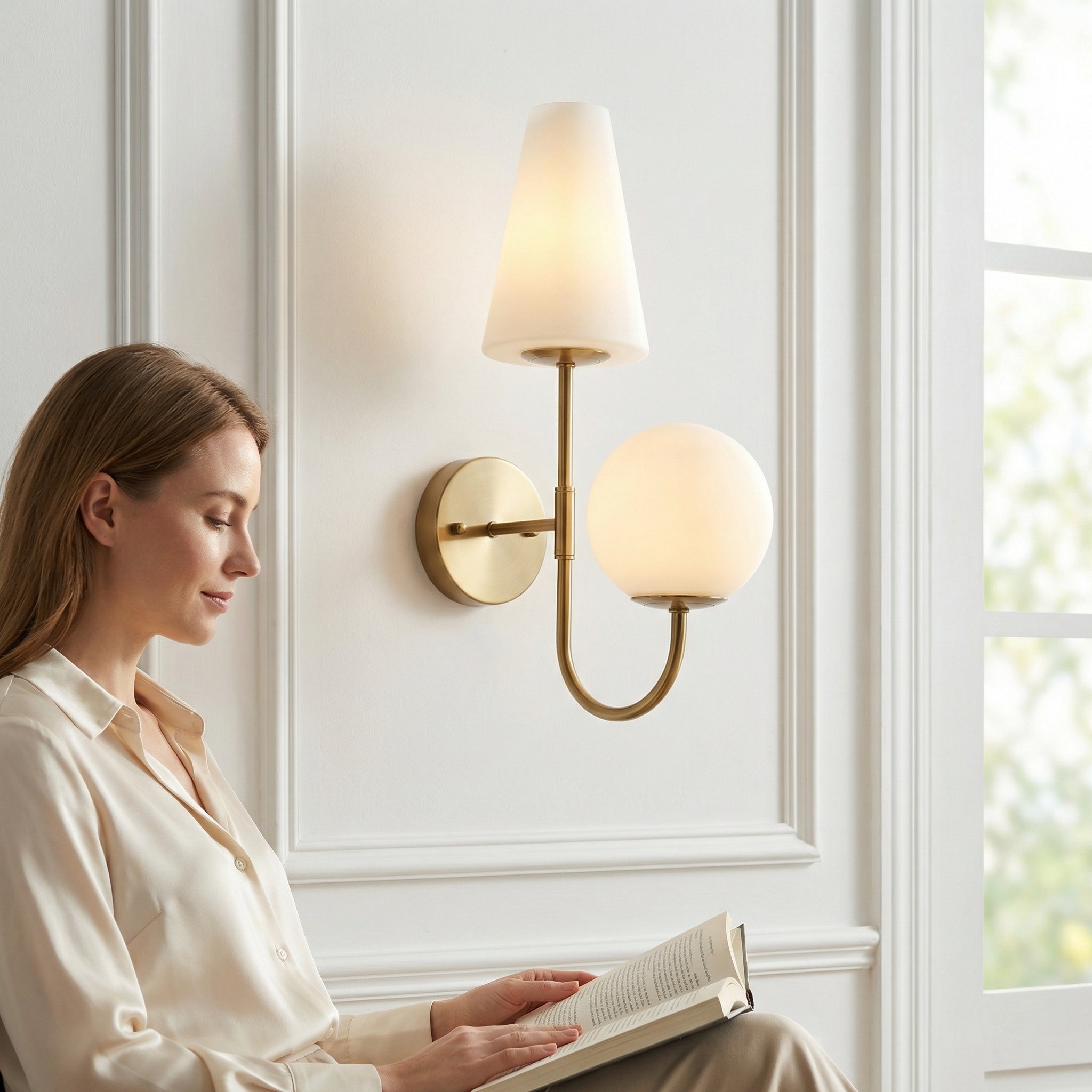 Lampa ścienna – nowoczesne oświetlenie wnętrz z abażurem