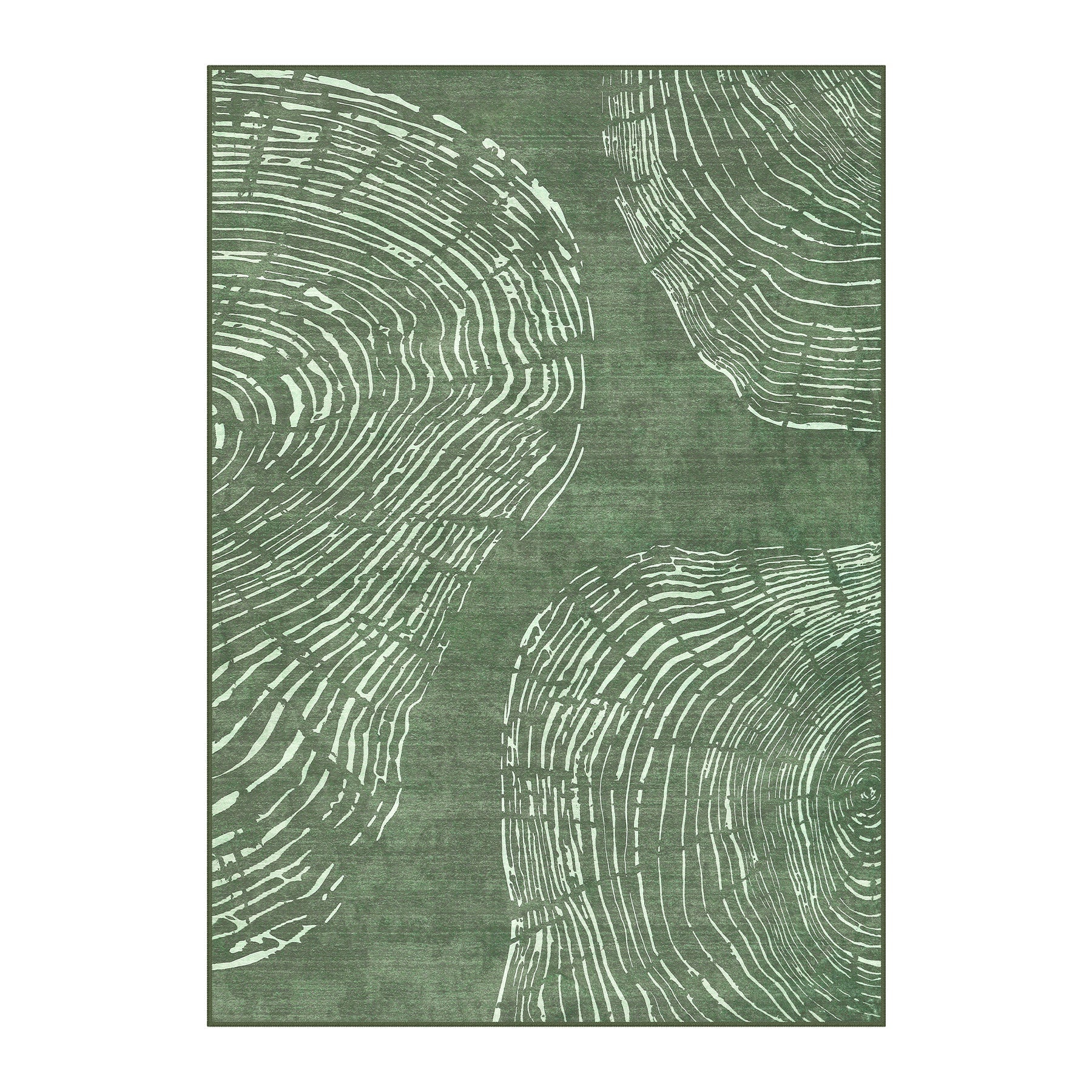 Tappeto astratto lavabile in lavatrice#Colore_Verde
